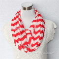 jersey cotton red chevron scarf,SALE Hold Me Close Nursing Scarf Gray Chevron cachecol,bufanda infinito,bufanda by Real Fashion